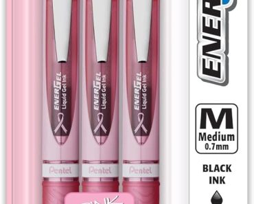 Pentel EnerGel RTX Retractable Liquid Gel Pens (Pack of 3) – Only $3.99!