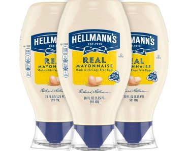 Hellmann’s Real Mayonnaise Squeeze Bottle (3 Count) – Only $9.03!