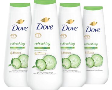Dove Body Wash (Pack of 4) – Only $14.76!