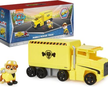 Paw Patrol Big Truck Pup’s Rubble Transforming Toy Trucks – Only $9.47!