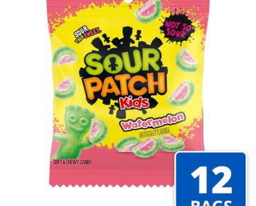 SOUR PATCH KIDS Watermelon Soft & Chewy Candy, 12 Bags – Only $7.66!