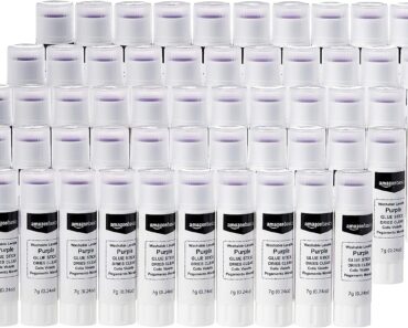 Amazon Basics Purple Washable School Glue Sticks (60 Pack) – Only $11.72!