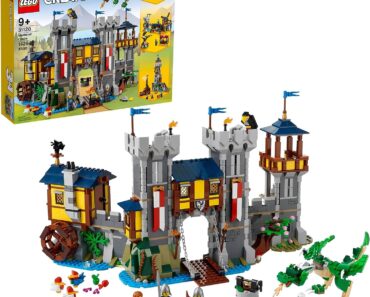 LEGO Creator 3 in 1 Medieval Castle Toy – Only $79.99!
