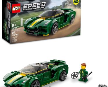 LEGO Speed Champions Lotus Evija Race Car Toy Model – Only $15.99!