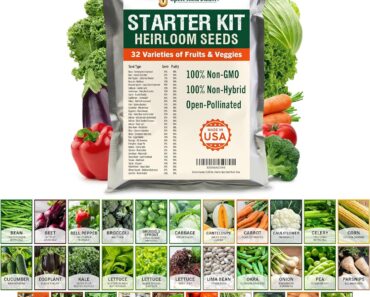 Open Seed Vault 15,000 Non GMO Heirloom Vegetable Seeds – Only $15.29!