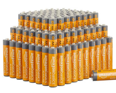 Amazon Basics 100 Pack AA High-Performance Alkaline Batteries – Just $19.87!