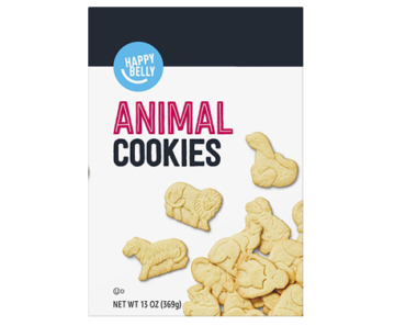 Amazon Brand – Happy Belly Animal Cookies, 13 Ounce – Just $1.92!