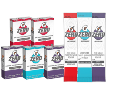 Gatorade G Zero Powder, Fruit Punch Variety Pack, 50 Total Packs – Just $16.79!