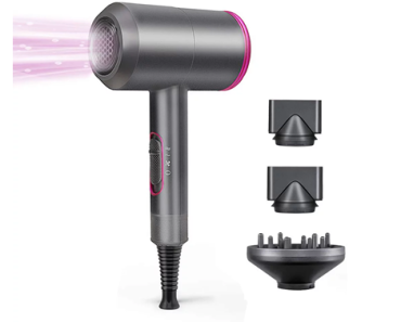 1800W Professional Hair Dryer with Diffuser Ionic Conditioning – Just $19.99!