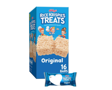 Rice Krispies Treats Crispy Marshmallow Squares, 16 Bars – Just $3.37!