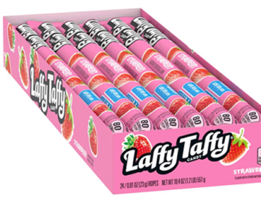 Laffy Taffy Rope Candy, Strawberry – Pack of 24 – Just $9.10!