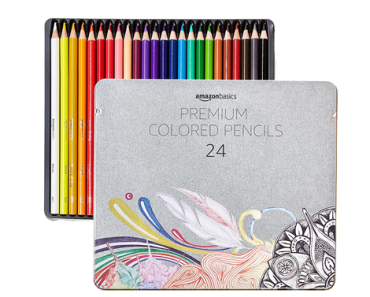 AmazonBasics Soft Core Colored Pencils – 24-Count Set – Just $7.96!