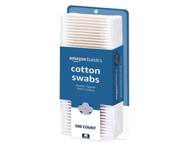 Amazon Basics Cotton Swabs, 500 count, 1-Pack – Just $2.52!
