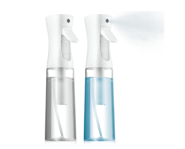 2 Pack Continuous Spray Bottles – Ultra Fine Mist Sprayers – Just $6.54!