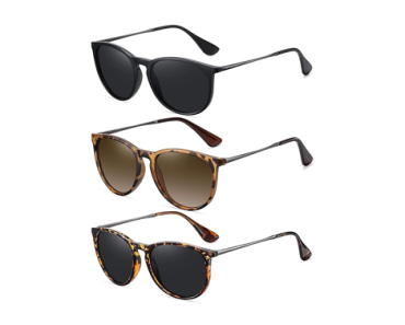 Mens or Womens Polarized Sunglasses – 3 Pairs – Just $16.99!