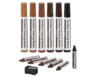 Furniture Repair Kit Wood Markers – Set Of 13 Markers And Wax Sticks – Just $5.99!