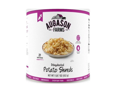 Augason Farms Dehydrated Potato Shreds – Just $9.47!