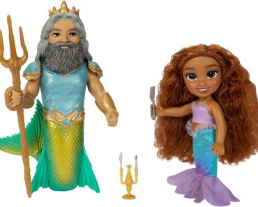 Disney The Little Mermaid Ariel Doll and King Triton Petite Gift Set – Only $5.66!