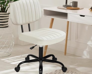 DUMOS Armless Home Office Desk Chair – Only $33.97! Prime Member Exclusive!