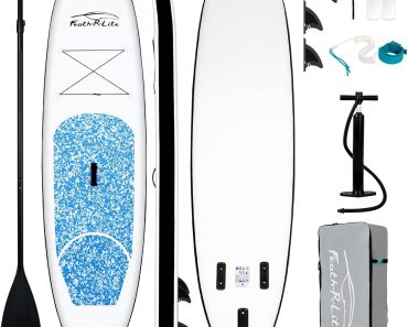 FEATH-R-LITE Inflatable Stand Up Paddle Board – Only $139.95!