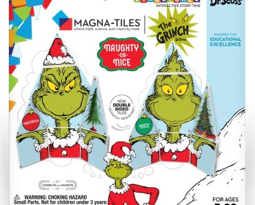 CreateOn Magna-Tiles Limited Ed Grinch Magnetic Building Set – Only $28.99!