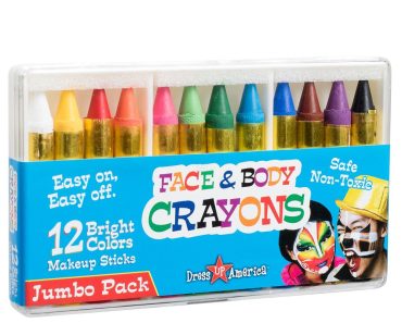 12 Color Face Paint Crayons – Just $7.99!