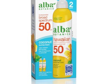 Alba Botanica Hawaiian Coconut Sunscreen (Pack of 2) – Only $11.95!