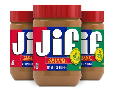 Jif Creamy Peanut Butter, 16 Ounces (Pack of 3) – Only $7!