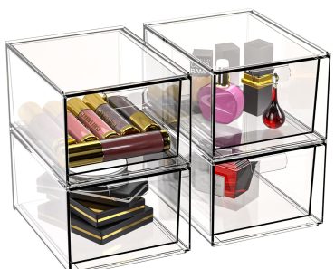 Clear Acrylic Drawers (Pack of 4) – Only $18.99!