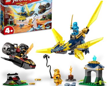 LEGO NINJAGO Nya and Arin’s Baby Dragon Battle Ninja Building Toy – Only $19.59!