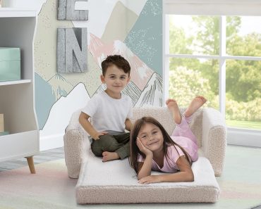 Delta Children Cozee Flip-Out Sherpa 2-in-1 Convertible Sofa – Only $39.99!