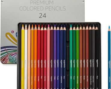 Amazon Basics Premium Colored Pencils, 24 Count – Only$4.99!