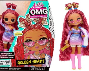 L.O.L. Surprise! O.M.G. Golden Heart Fashion Doll – Only $18.50!