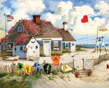 Charles Wysocki Root Beer Break at the Butterfields 300-Piece Jigsaw Puzzle – Only $6.44!