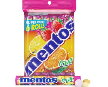 Mentos Candy Mint Chewy Candy Roll (6 Count) – Only $3.45!