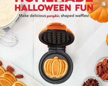 Dash Mini Pumpkin Waffle Maker (2 Pack) – Only $12.12!