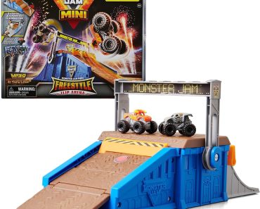 Monster Jam Mini Freestyle Flip Arena Playset – Only $6.99!