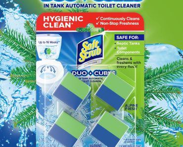 Soft Scrub in-Tank Toilet Cleaner Duo-Cubes (4 Count) – Only $3.01!