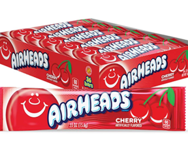 Airheads Candy, Cherry Flavor, Full Size Bars, 36 Bars – Just $6.98!