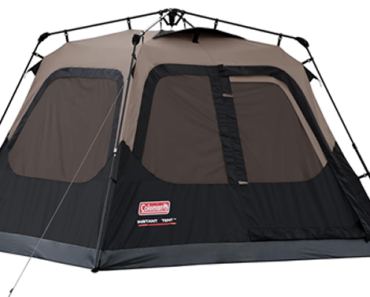 Coleman Camping Tent with Instant Setup, 4 Person Weatherproof Tent – Just $89.00!