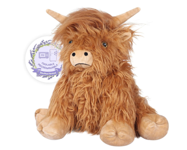 Highland Cow Microwavable Stuffed Animal Heating Pad, Lavender Scented – Just $16.04! Prime Day 2024 Deals!