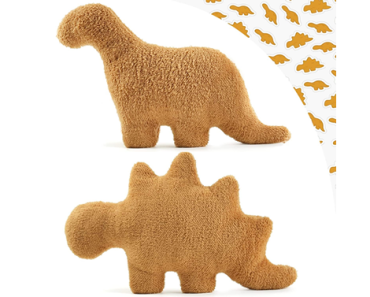 Dino Nugget Pillows – Stegosaurus + Brontosaurus – Just $13.39!