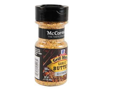 McCormick Grill Mates Garlic Butter Seasoning, 3.1 oz – Just $1.70!