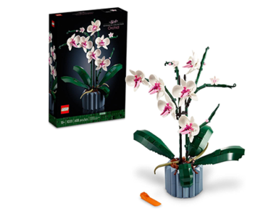 LEGO Icons Orchid Artificial Plant, Botanical Collection,10311 – Just $39.99!