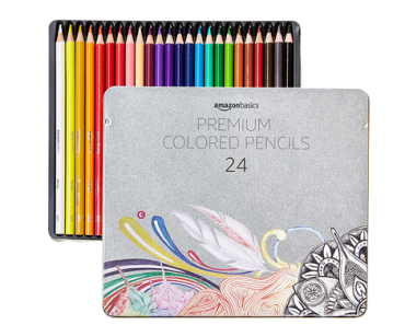 AmazonBasics Soft Core Colored Pencils – 24-Count Set – Just $2.84! HUGE Price Drop!