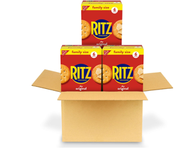 RITZ Original Crackers, Family Size, 3 Boxes – Just $6.87!