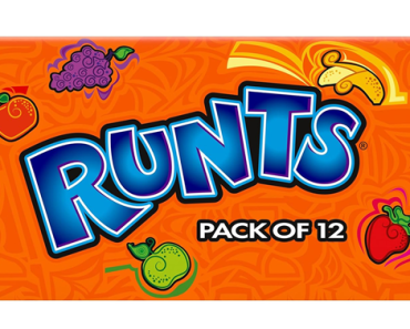 Wonka Runts Hard, Chewy & Fruity Candy Theater Candy Boxes – Pack of 12 – Just $9.83!