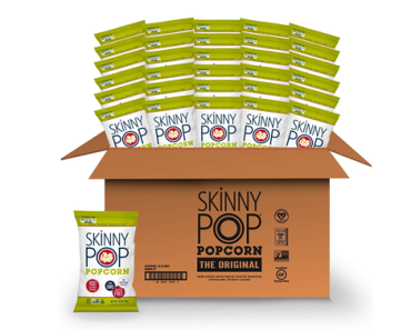 SkinnyPop Original Popcorn, Individual Snack Size Bags – Pack of 30 – Just $11.47! New Coupon!