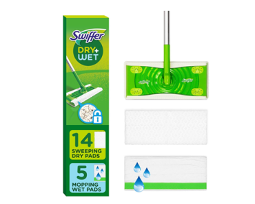 Swiffer Sweeper 2-in-1 Dry + Wet Floor Mopping and Sweeping Kit – Just $13.29! Prime Day 2024 Deals!