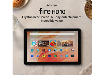 Amazon Fire HD 10 tablet, 10.1″ Vibrant Full HD Screen – Just $74.99!Prime Day 2024 Deals!